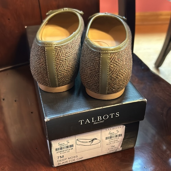 New! Talbots Deep Moss Flats - Picture 5 of 6